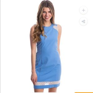 Large Sloan dress delta blue